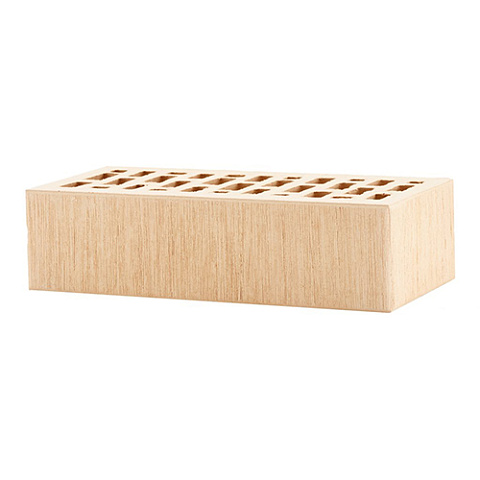 Кирпич ЛСР лицевой керамический пустотелый 1НФ